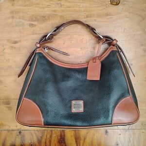 Dooney & Bourke Brown And Black Leather Purse Set